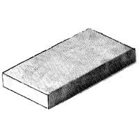 Martyr Plate Anodes - Zn Plate 3/4 X 3 X 3" | P075303Z