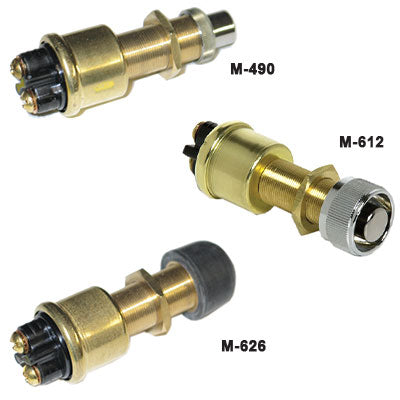 Cole Hersee Push Button Switches - P Btn Sw 6/32V 35A/10A Off(on) | M-490