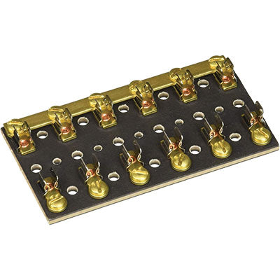 Cole Hersee 6 Gang Fuse Block (pkg) | M-641-01-BP