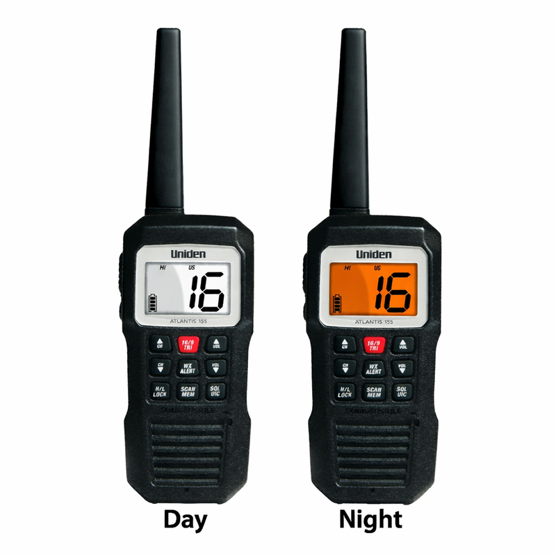 Uniden Atlantis 155 Handheld VHF Marine Radio (UNI-ATLANTIS-155)