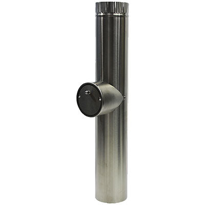 Dickinson Chimney Pipe - 3inX 22inPIPE W/barom Dampner | 16-001