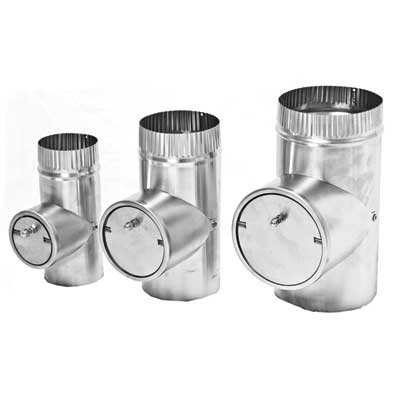 Dickinson Barometric Flue Damper - 5X9 S/S Pipe C/w Dampr | 18-010