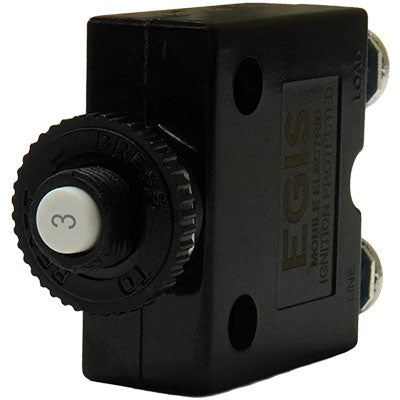 EGIS Push Button Breakers - Breaker-push Btn Reset DC 25A | 4711-25