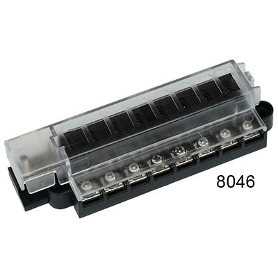 EGIS Rt Inline Fuse Block - Rt Fuse Block 4 Circ W/cvr Rtl | 8045