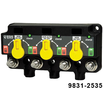 EGIS Xd NMEA 2000 Relays - Xd 4 Pos Dt Single Rly W/knobs | 9811-4500