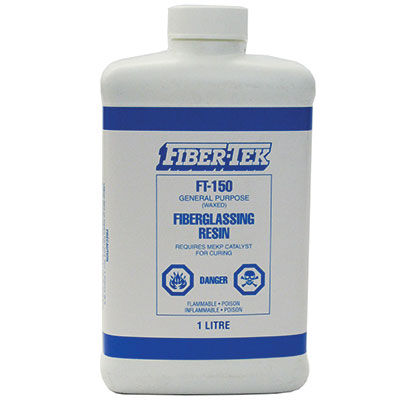 Fiber Craft Polyester Resins - Fibergls Resin W/CAT(FT-150)1L | 70001