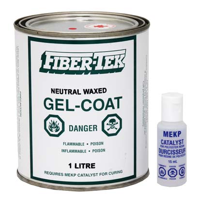 Fiber Craft Gel Coats - Neutrl Waxd Gelcoat 250ML+CATL | 70100
