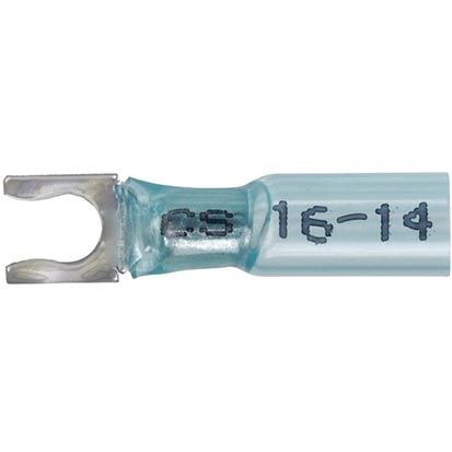 FTZ Locking Fork Connectors - (25)CLRSEAL 16-14G Lock Fork | 37344-P25