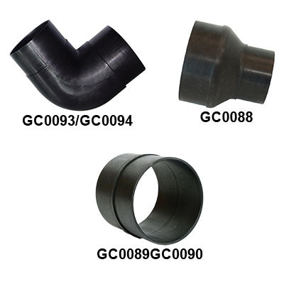 General Components Adapters - Air Duct Elbow 90MM | GC0094