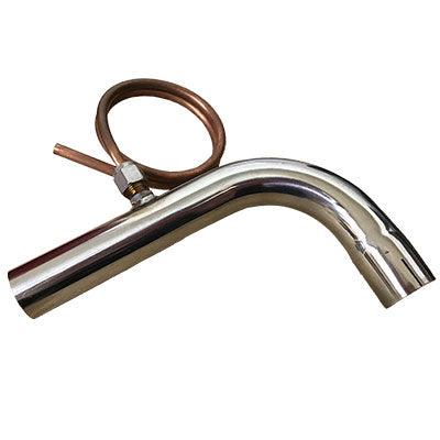 General Components Exhaust Elbows - Exh El W/drn 24MM Slitd F/muff | GC0807