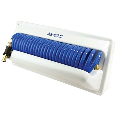 Hose Enclosure - Horiz. - Horz Mnt White Encl 25' Bl Hose | HC25H2