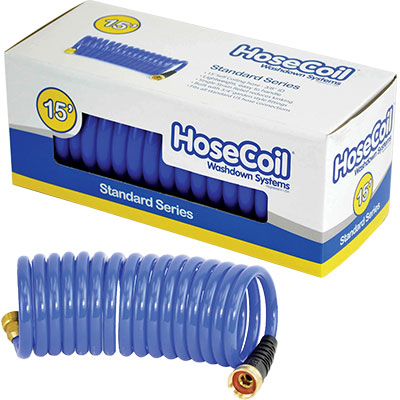 Std Series Hose Coils - 25' Bl Hose 3/8"ID 4" Coil Dia | HS2500HP