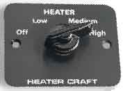 Heater Craft 4-POSITION Rotary Switch | E112