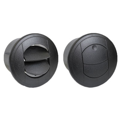 Heater Craft Euro Vents - Euro Louver Vent - Black | H-504-B