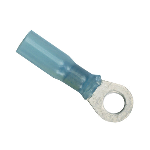 Heat Shrink Ring Terminal 16–14 AWG 3/8" Stud 25-Pack (825085)