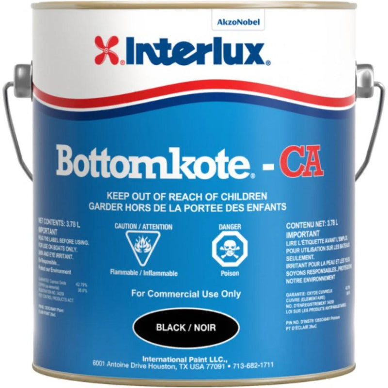 Interlux Bottomkote CA Antifouling Paint – Black, Quart