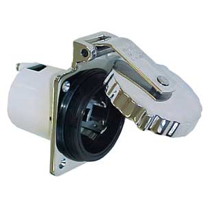 Marinco 50 Amp SS Power Inlets - Power Inlet S/S-50AMP | 6371EL