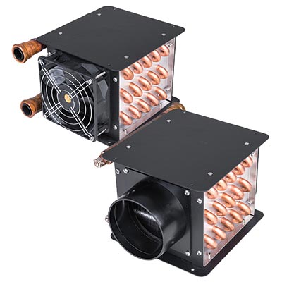 MSR Hydronic Heater - Fan Heater Single 4" 8000BTU | 914-12V