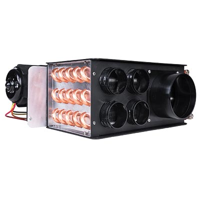 MSR Hydronic Heater - Fan Htr Quad 2in 3SPD 4in Lo Amp | 942C-12V
