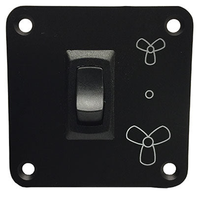 MSR Switches - 2SPEED/2RESIS W/mnt Switch Blu | 911.2R-24V