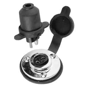 Perko Deck Connections - W/p Deck Connect Chr Brass | 1189-DP-CHR