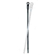 Pico mounting-tab nylon cable ties, illustrating black and natural color options. Selected variant determines size, color and pack quantity.