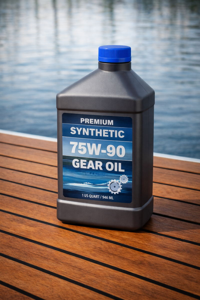 Synthetic 75W90 Gear Oil - Marine Transmission & Lower Unit Oil