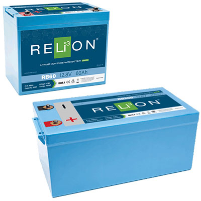 RELiON LIFEPO4 Batteries - G31 25.6V 52AH LIFEPO4 | RB24V52