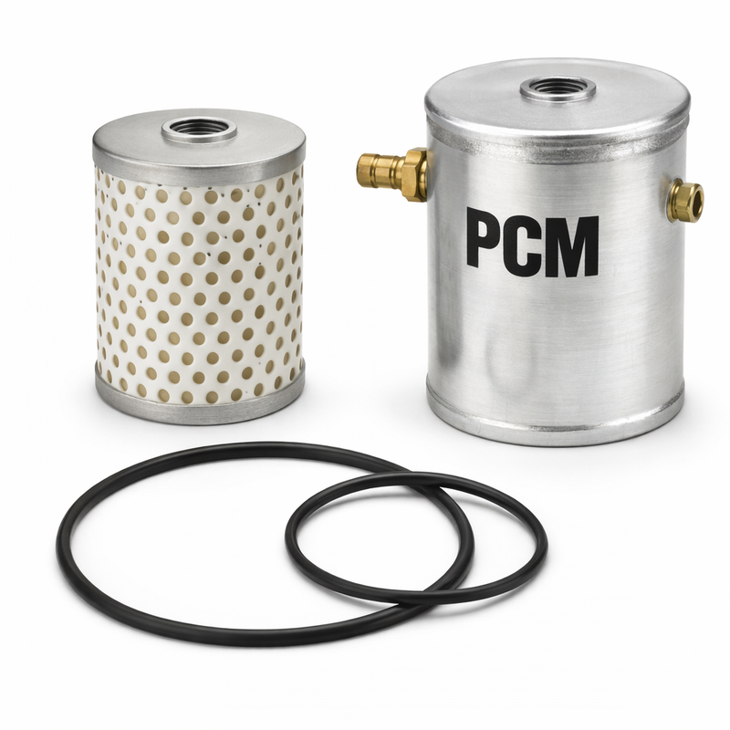 Fuel Cooler Canister Filter and O-Ring Kit - Use Crusader