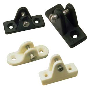 NYLON LARGE DECK HINGE BLACK