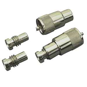 UHF CONNECTOR W/RG58U ADAPTER