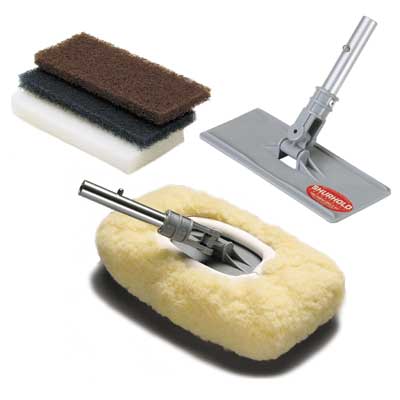 Shurhold Swivel Pads & Scrubbers - Repl Scrubber Pad-coarse | 1700C