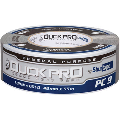 Shurtape Duct Tape - Duckpro Sil Tape 2"CLOTH Gener | PC9-48MMX55M