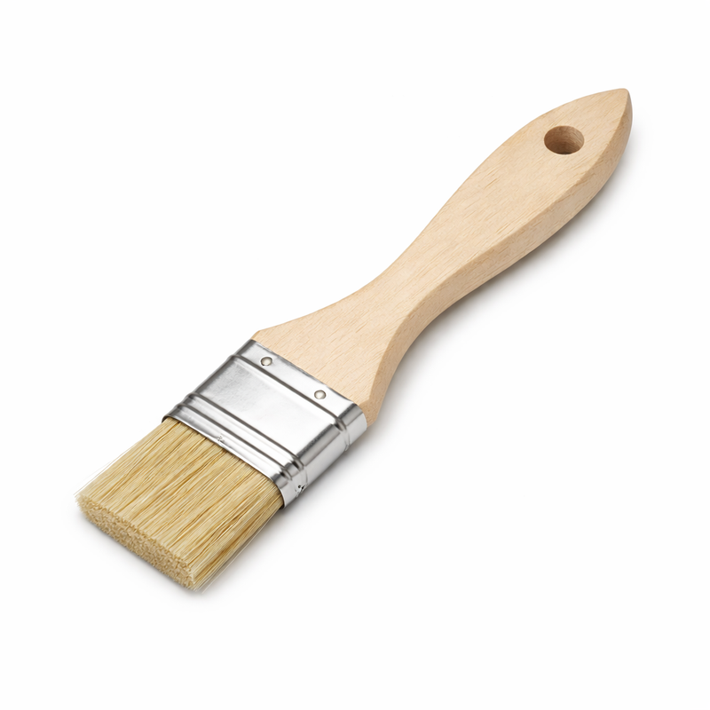 Chip Brush 1/2" with Wood Handle - Marine Paint Brush - Disposable