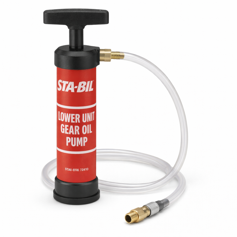 Lower Unit Gear Oil Quart Pump with Adapter - Marine Drivetrain Service