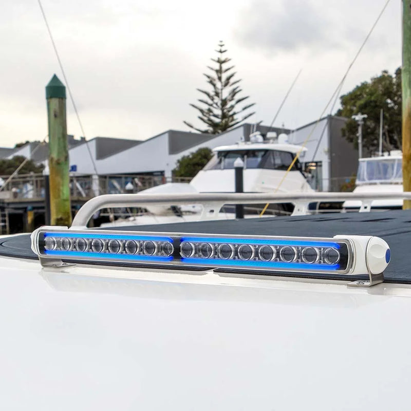 Hella Sea Hawk-470 LED Light Bar – White Edge Light, White Housing (958140511)