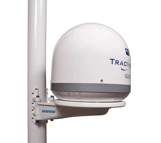 Seaview SM15A mast mount shown installed with satellite dome and mast, both excluded; one selected mast-mount assembly.