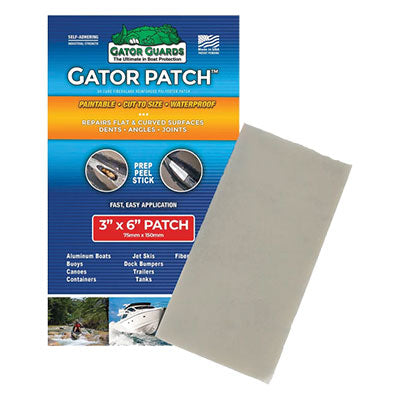 T-H Marine Gator Patch Repair - Gator Patch 6"X9" Fibre Repair | GP-69