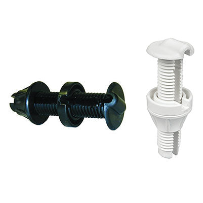 T-H Marine Pass Thru Fittings - Cea Cap Pass Thru Fitting White | TH-CC-2-DP
