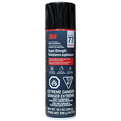3M Super 77 Spray Adhesive - Super 77 Multi Spray Adhesive | 77-NAT-EF