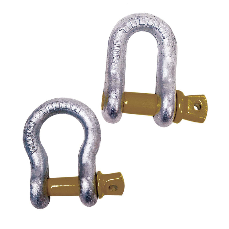 TITAN 3/8" Galvanized Anchor Shackle – (TIT-10319052)