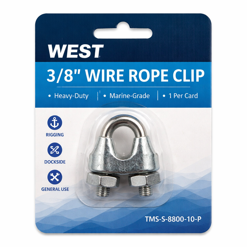 Wire Rope Clip 3/8" (1/CRD) – TMS-S-8800-10-P