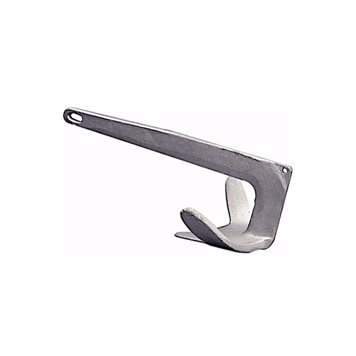 Transat Bruce-style galvanized steel anchor, family illustration. One anchor in the selected weight.