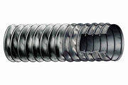 Trident 402 black Polyduct vent hose. Representative construction illustration; one 50 ft box in the selected inside diameter.