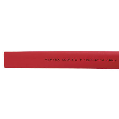 Vertex Heat Shrink - 1-1/4inX48in Black Dbl Wall Adh Tb | 82077