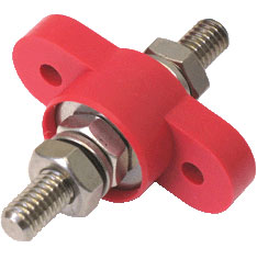 Vertex Pass Thru Power Posts - 5/16" Black Pass Thru Power Post | 82320