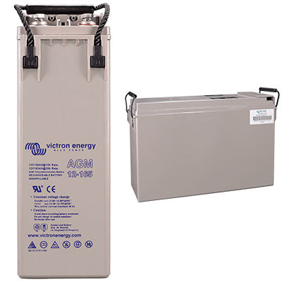 Victron Energy Telecom Batteries - 12V/115AH Agm Telecomm Batt M8 Charge Profile: A=14.4 - 7V F=13.6 - 8V | BAT412105164
