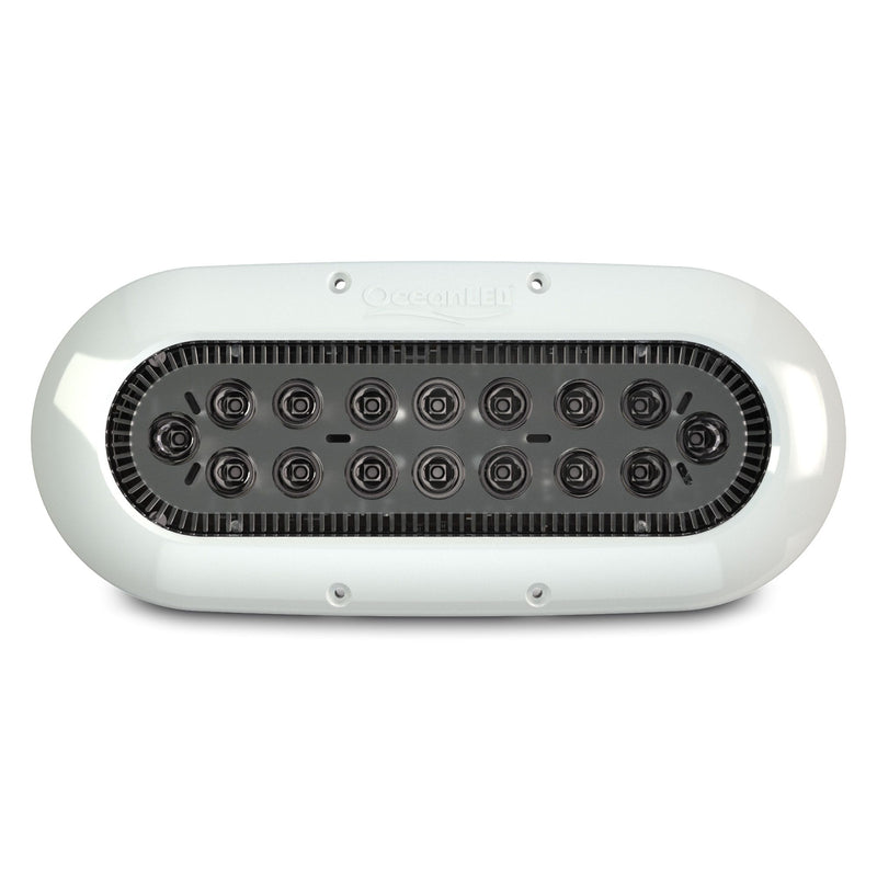 OceanLED X16 Xtreme Underwater LED Light — Midnight Blue with White Bezel | 012309BI