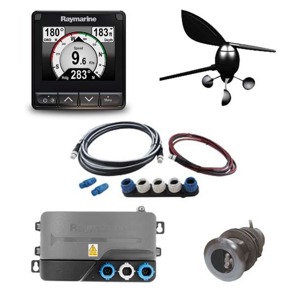 Raymarine i70s System Pack with Colour Instrument & Wind 5-Way (RAY T70216)