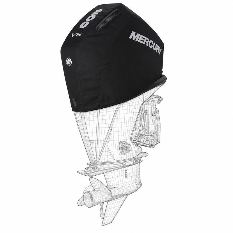 Mercury Quicksilver 8M0228511 Vented Splash Cover – 200 HP 3.4L V6 FourStroke